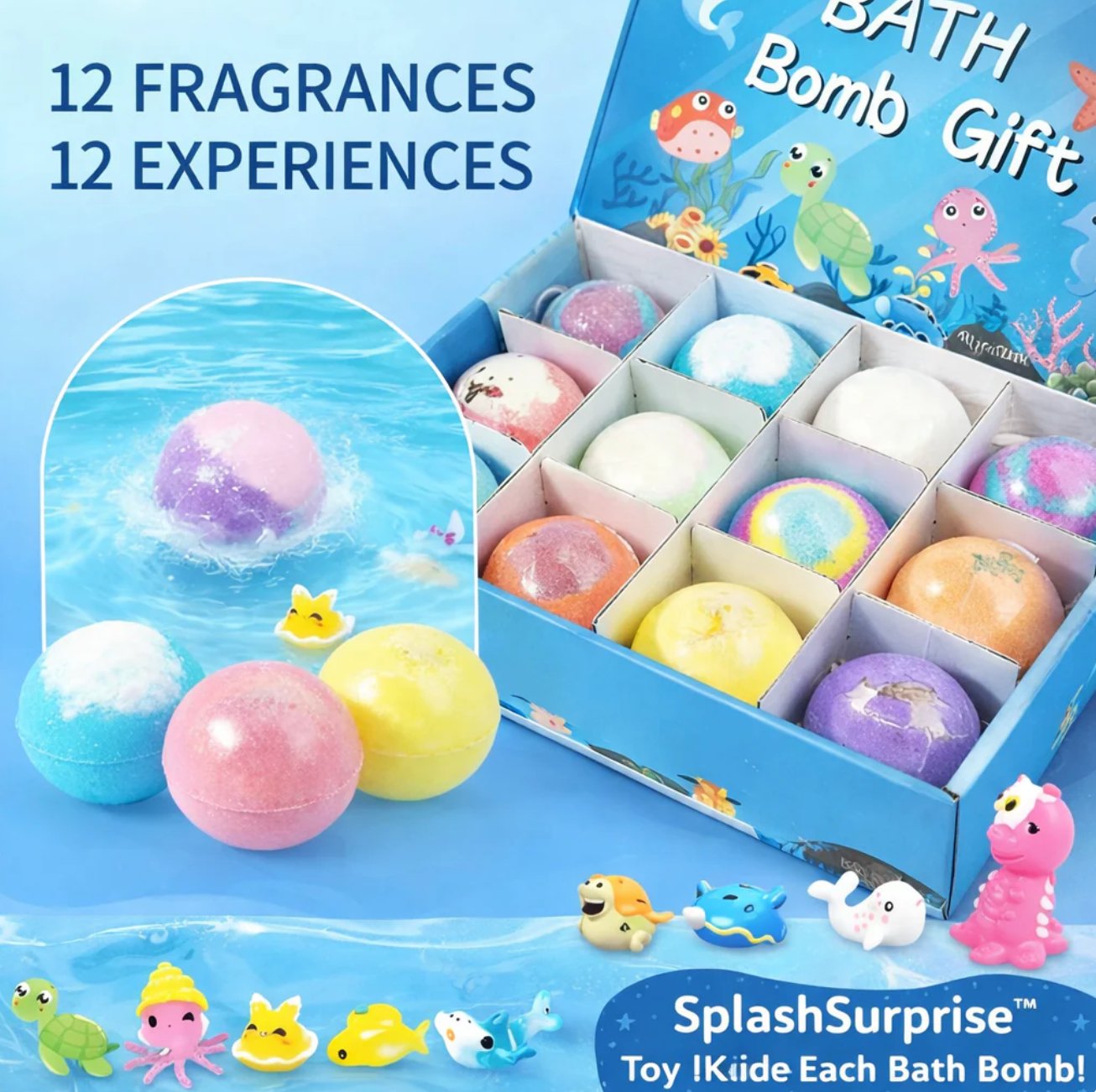 Splash Surprise bath bomb set